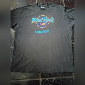 Vtg Hard rock Cafe Chicago T-shirt Gray